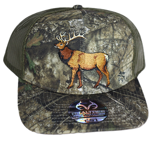 Ball Cap - Hunting Icon Elk SRTAPXDK