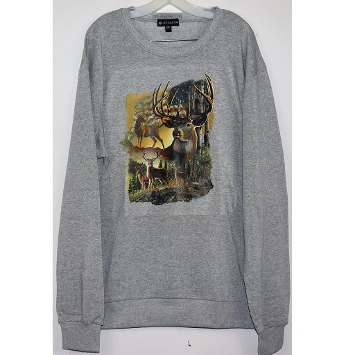 Printed Fleece Top 133P image 0