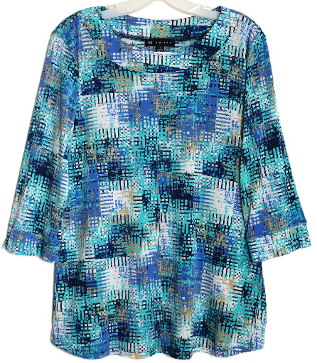 3/4 Sleeve Missy Size Top 41D4 image 1